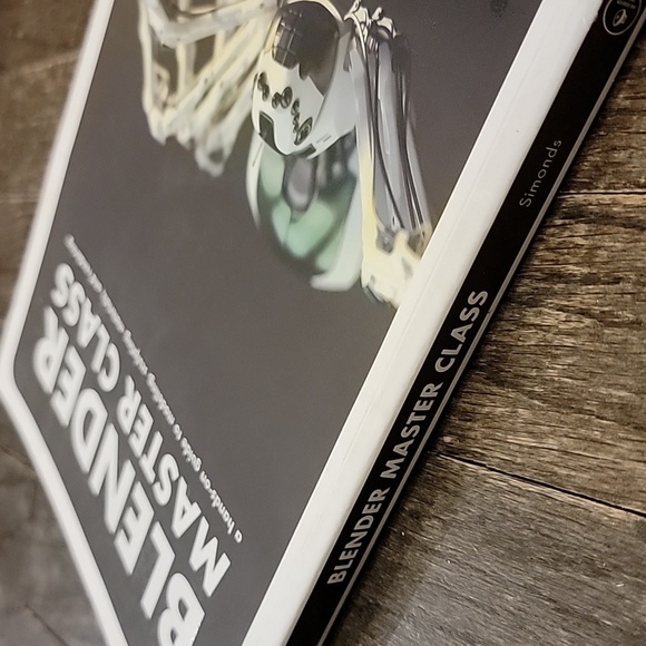💥BLENDER MASTER CLASS book modeling, sculpting, materials, rendering softcover - Picture 3 of 5